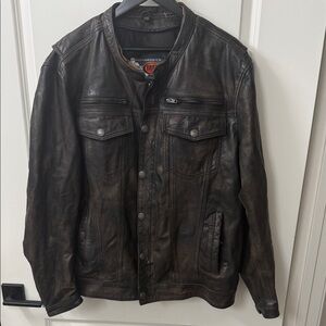 First Classic Vendetta Motorcycle Leather Jacket